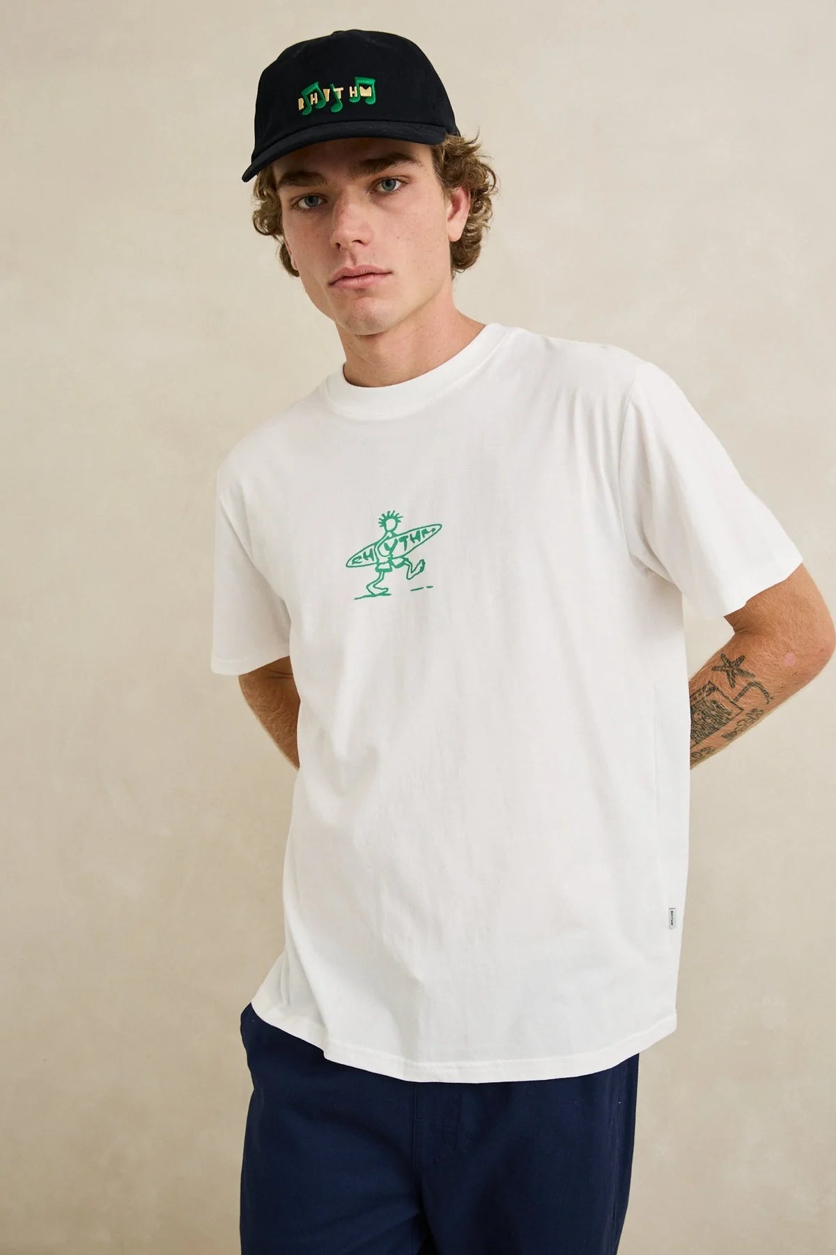 RHYTHM DRIFTER SS T-SHIRT – VINTAGE WHITE