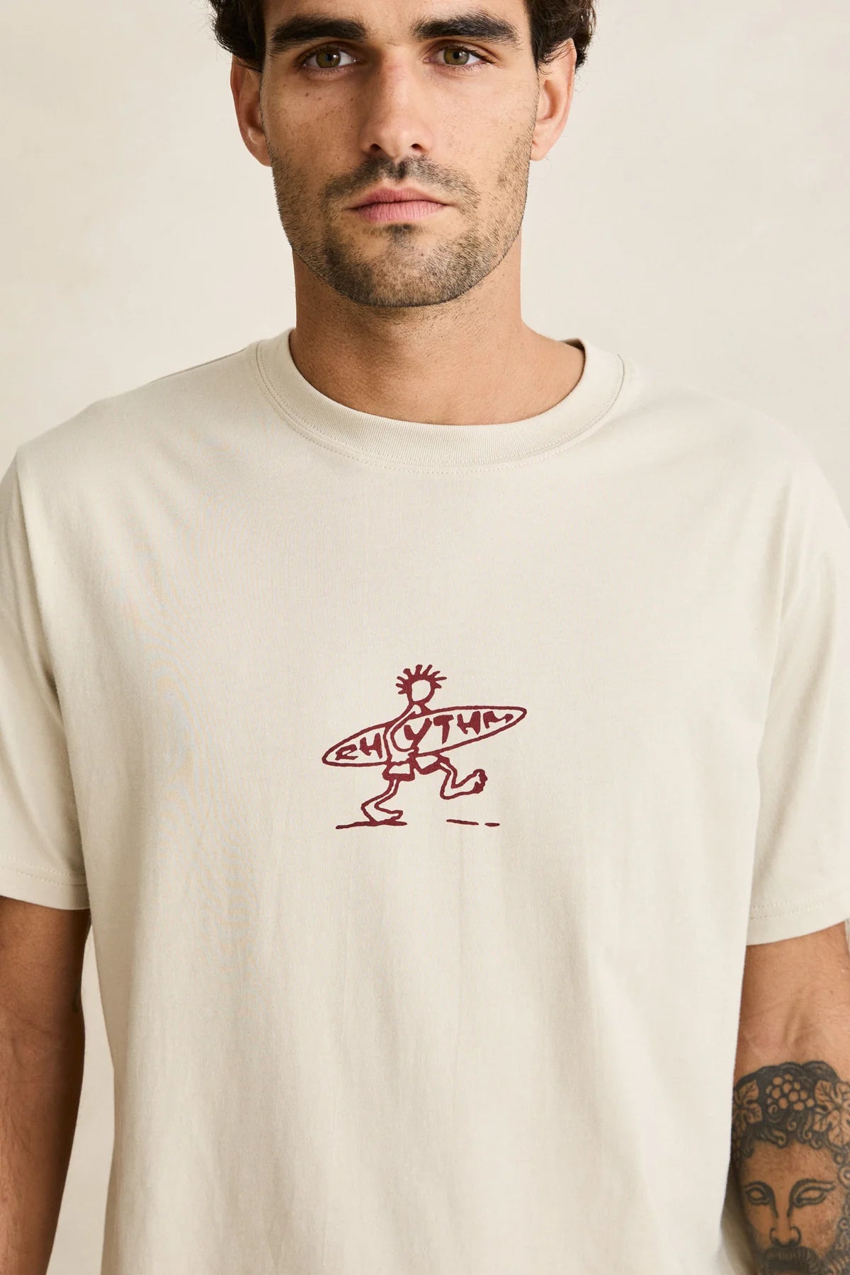 RHYTHM DRIFTER T SHIRT VINTAGE WASH GRAPHIC TEE MOONROCK