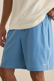 RHYTHM ESSENTIAL BEACH MENS SHORT RELAXED FIT CASUAL SWIM SUMMER BLUE