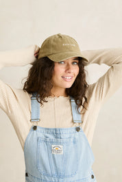 RHYTHM ESSENTIAL CAP WOMENS ADJUSTABLE DAD CAP OLIVE EVERYDAY HAT