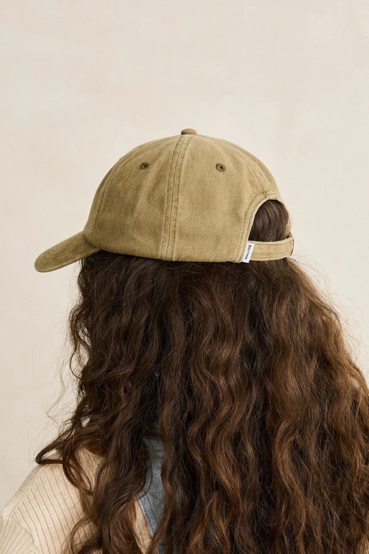 RHYTHM ESSENTIAL CAP WOMENS ADJUSTABLE DAD CAP OLIVE EVERYDAY HAT