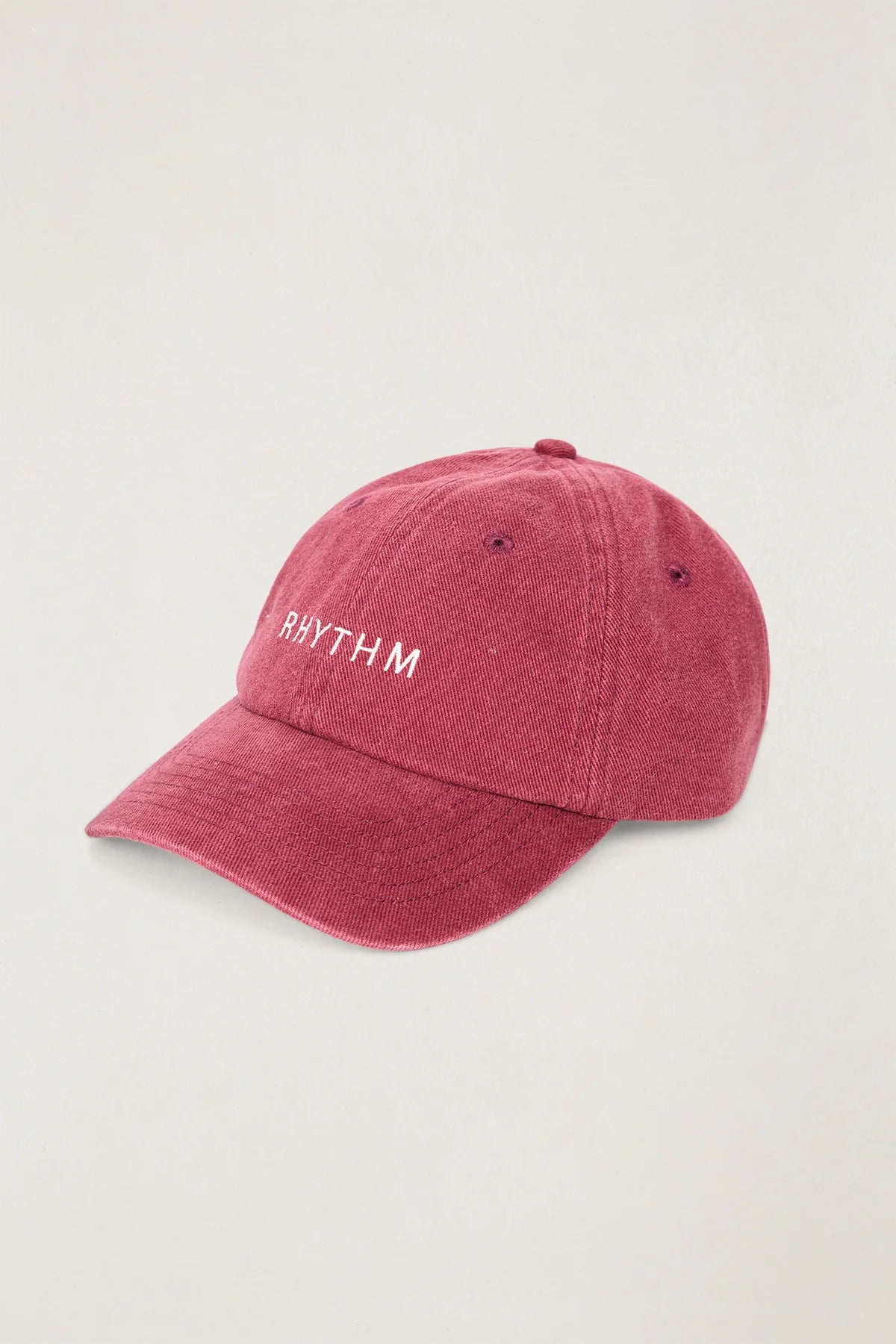 RHYTHM ESSENTIAL CAP WOMENS MENS ADJUSTABLE DAD CAP WINE EVERYDAY HAT