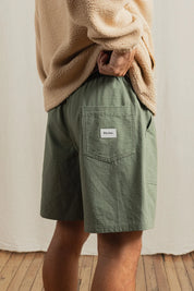 RHYTHM FATIGUE JAM OLIVE 18 INCH RIPSTOP MENS UTILITY WALKSHORTS