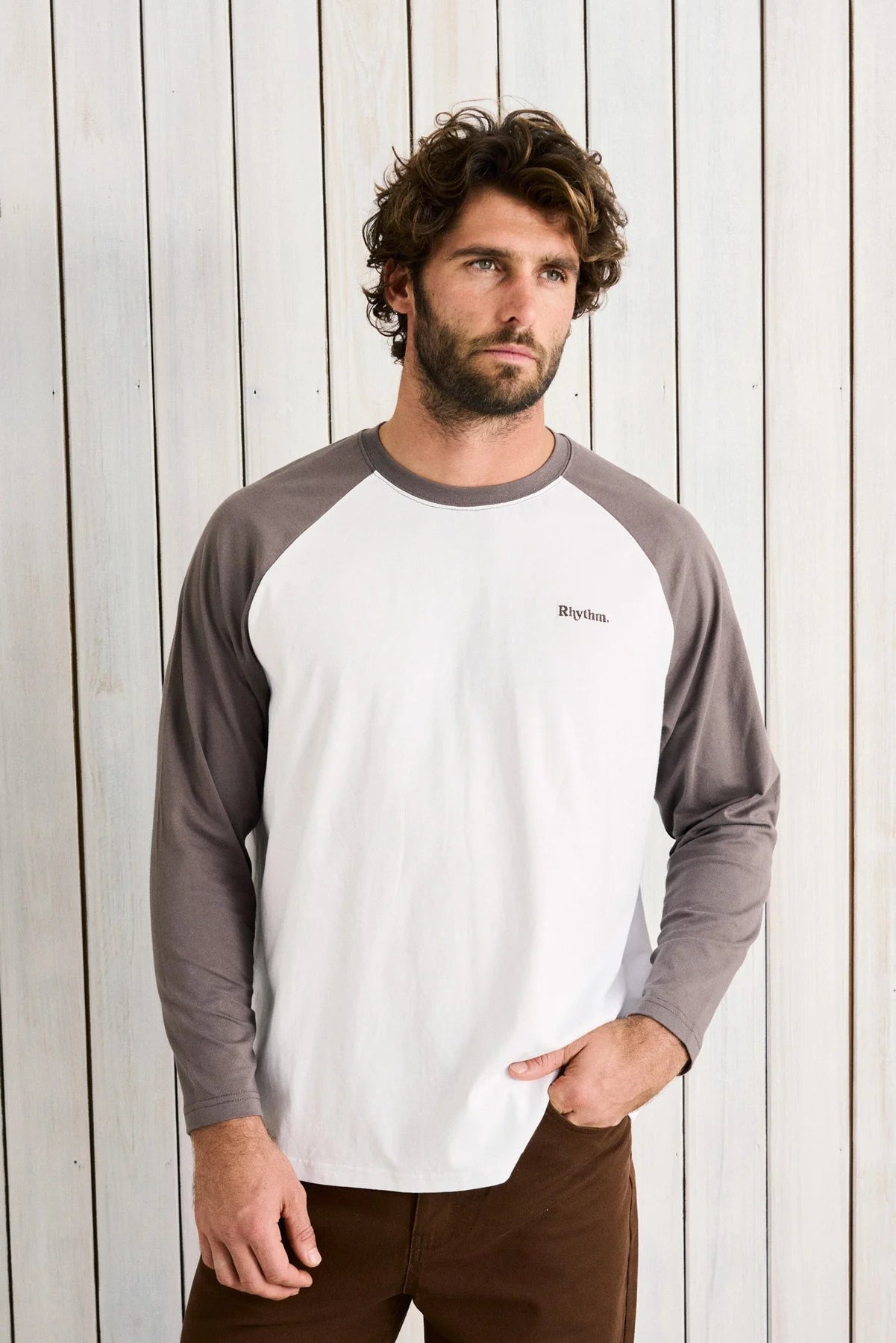 RHYTHM FOSTER LS T-SHIRT – BONE