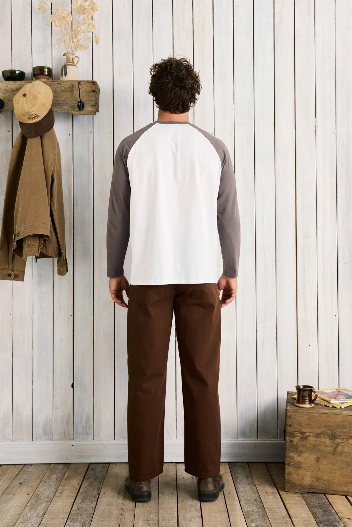 RHYTHM FOSTER LS T-SHIRT – BONE
