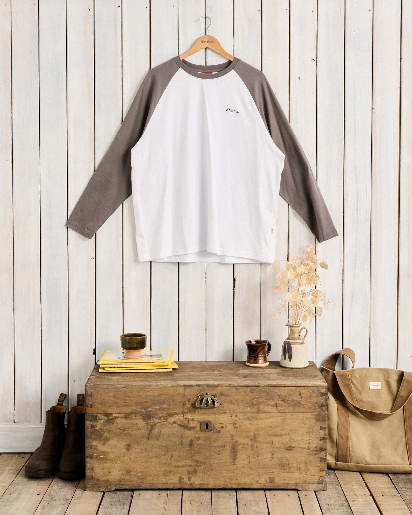 RHYTHM FOSTER LS T-SHIRT – BONE