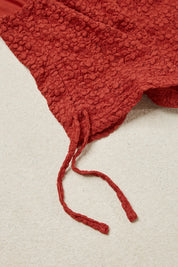 RHYTHM GIGI LACE TIE SIDE TOP - RED