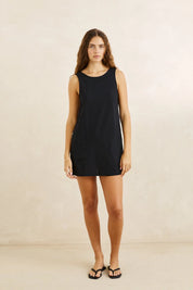 RHYTHM HANALEI MINI DRESS – BLACK