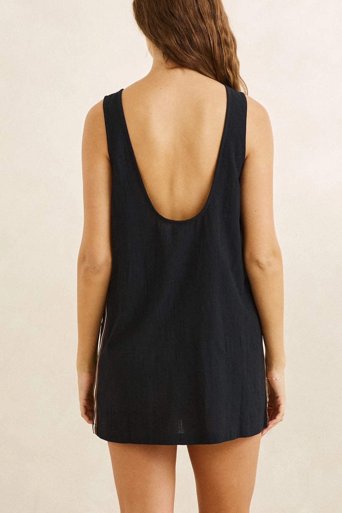 RHYTHM HANALEI MINI DRESS – BLACK