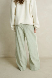 RHYTHM KIRRI CHECK PANT - GREEN