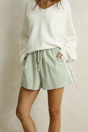 RHYTHM KIRRI CHECK SHORT - GREEN