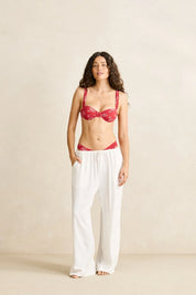 RHYTHM LENI BEACH PANT - WHITE