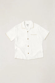 RHYTHM LINEN WHIP STITCH SS SHIRT – VINTAGE WHITE