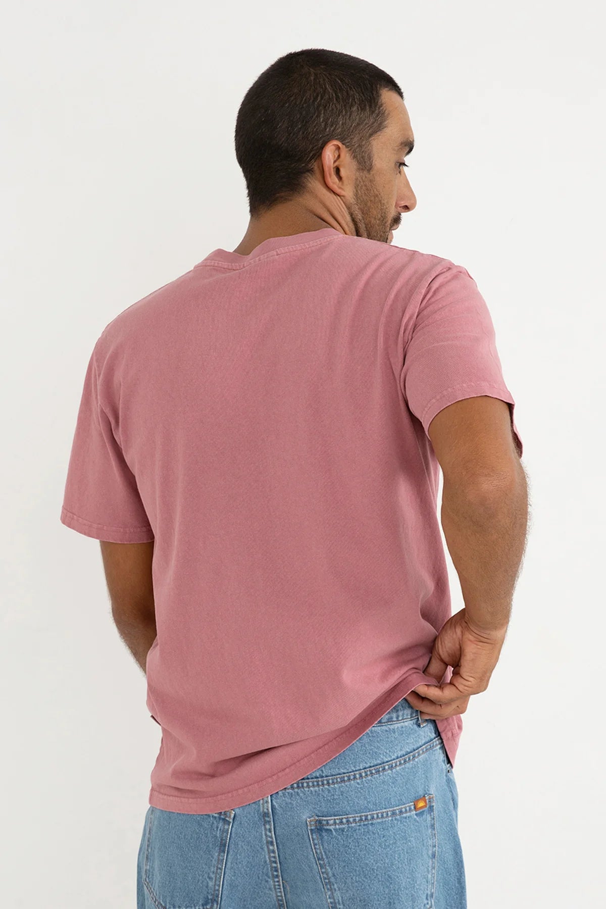 RHYTHM LOOP VINTAGE SS T-SHIRT – SUN-FADED RELAXED FIT GRAPHIC TEE – FIG