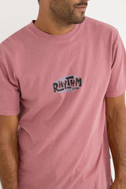 RHYTHM LOOP VINTAGE SS T-SHIRT – SUN-FADED RELAXED FIT GRAPHIC TEE – FIG