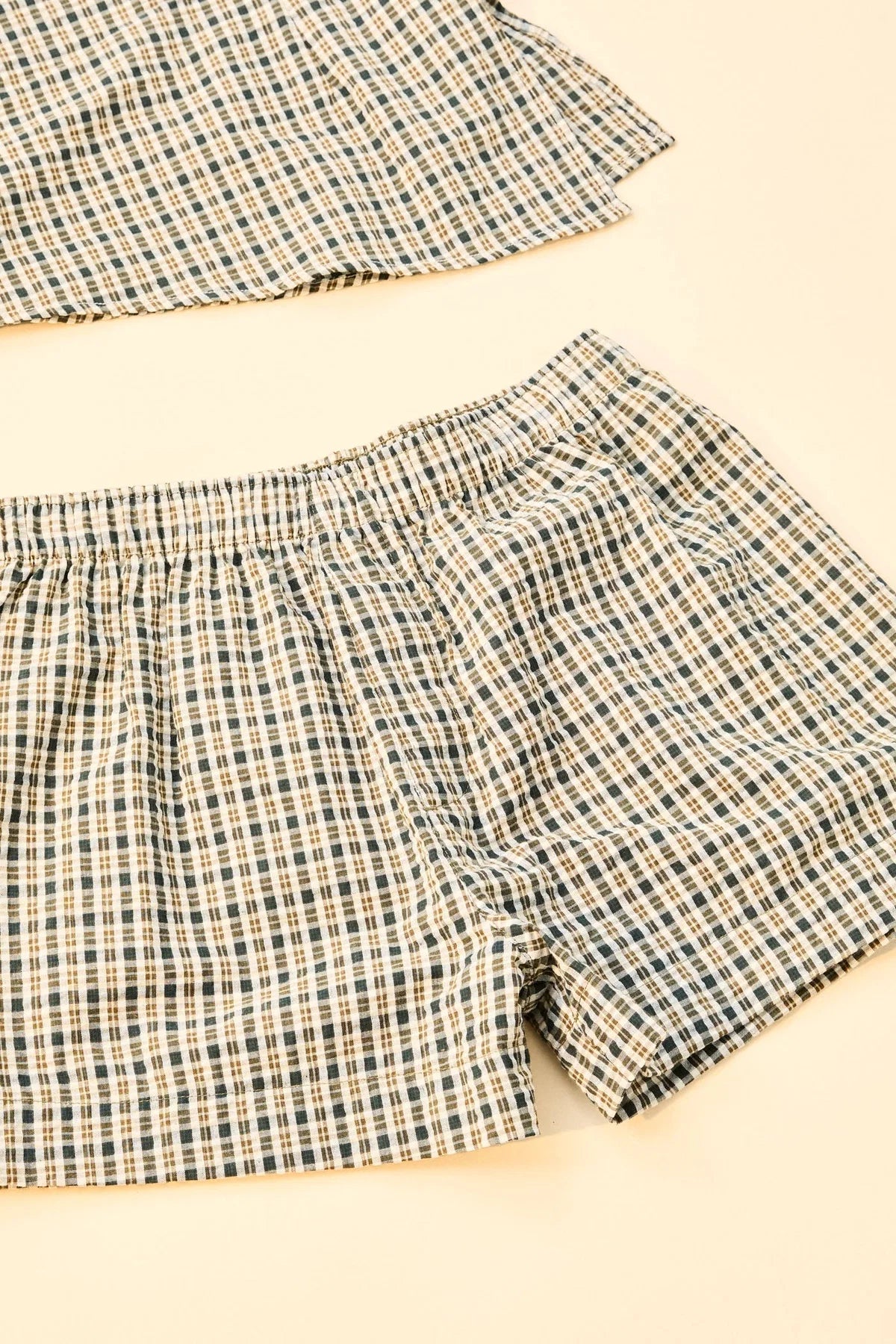 RHYTHM LOTTIE CHECK SHORT – BROWN