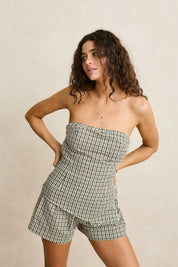 RHYTHM LOTTIE CHECK SHORT – BROWN