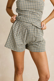 RHYTHM LOTTIE CHECK SHORT – BROWN