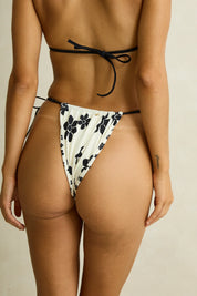 RHYTHM LOULOU FLORAL REVERSIBLE TIE SIDE ITSY PANT - CREAM