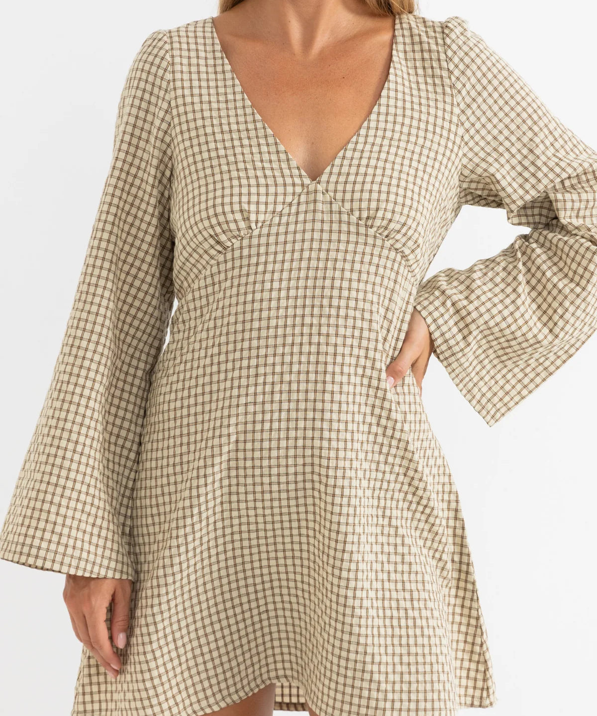 rhythm-luca-long-sleeve-check-mini-dress-natural-bodhi-surf.webp