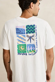RHYTHM MEMENTOS VINTAGE T SHIRT GRAPHIC TEE VINTAGE WHITE