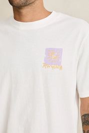 RHYTHM MEMENTOS VINTAGE T SHIRT GRAPHIC TEE VINTAGE WHITE