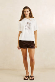 RHYTHM OCEAN SOUNDS RAGLAN T-SHIRT – WHITE