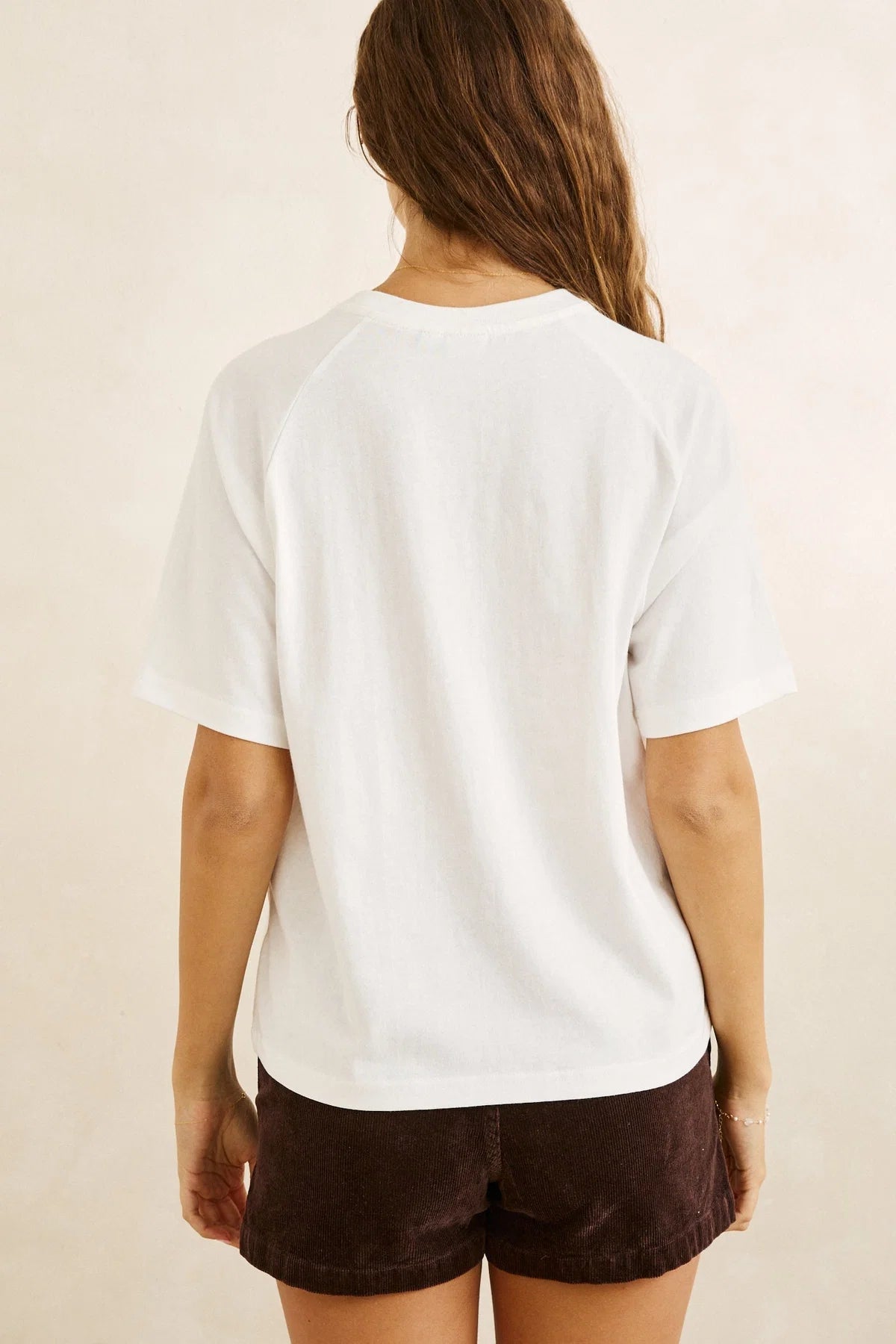 RHYTHM OCEAN SOUNDS RAGLAN T-SHIRT – WHITE