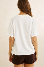 RHYTHM OCEAN SOUNDS RAGLAN T-SHIRT – WHITE