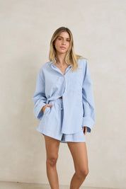 RHYTHM OVERSWIM STRIPE SHORT - BLUE