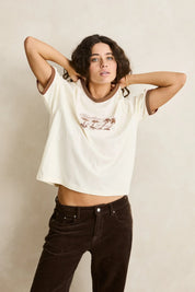 RHYTHM PALMA PRINTED TEE - BROWN