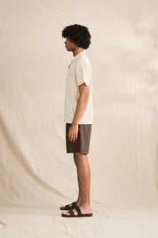 RHYTHM PES DOUBLE PLEATED SHORT - CHOCOLATE