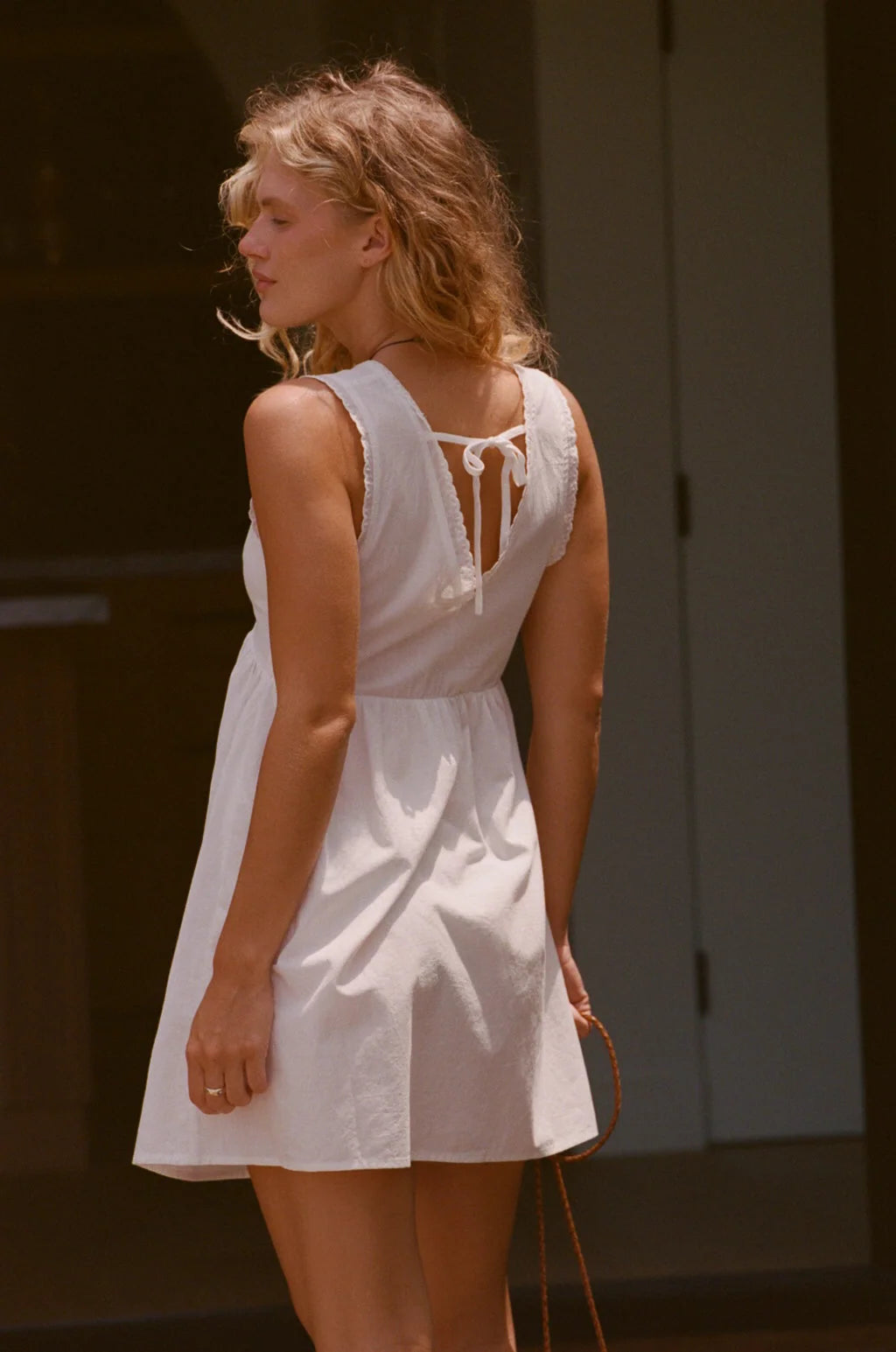 RHYTHM PRESLEY DRESS - OFF WHITE