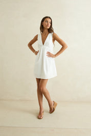 RHYTHM PRESLEY DRESS - OFF WHITE