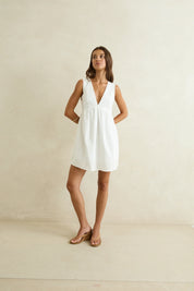 RHYTHM PRESLEY DRESS - OFF WHITE