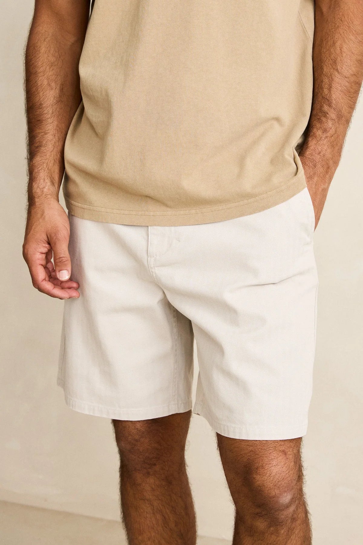 RHYTHM RELAXED HERRINGBONE SHORT - SAND
