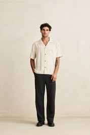 RHYTHM RELAXED WHIP STITCH SHORT SLEEVE SHIRT NATURAL