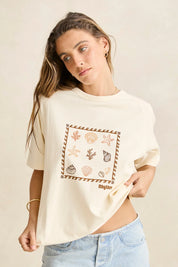 RHYTHM SEA RANCH SHELL TEE - VINTAGE WHITE