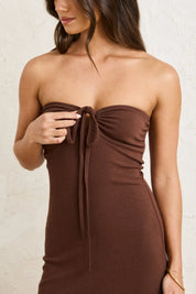 RHYTHM SIENNA MINI DRESS – CAFE