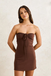 RHYTHM SIENNA MINI DRESS – CAFE