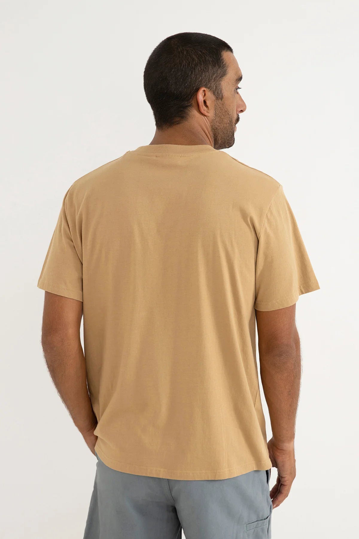 RHYTHM SLIDE T-SHIRT – RELAXED SUN-FADED VINTAGE WASH GRAPHIC TEE – CLAY