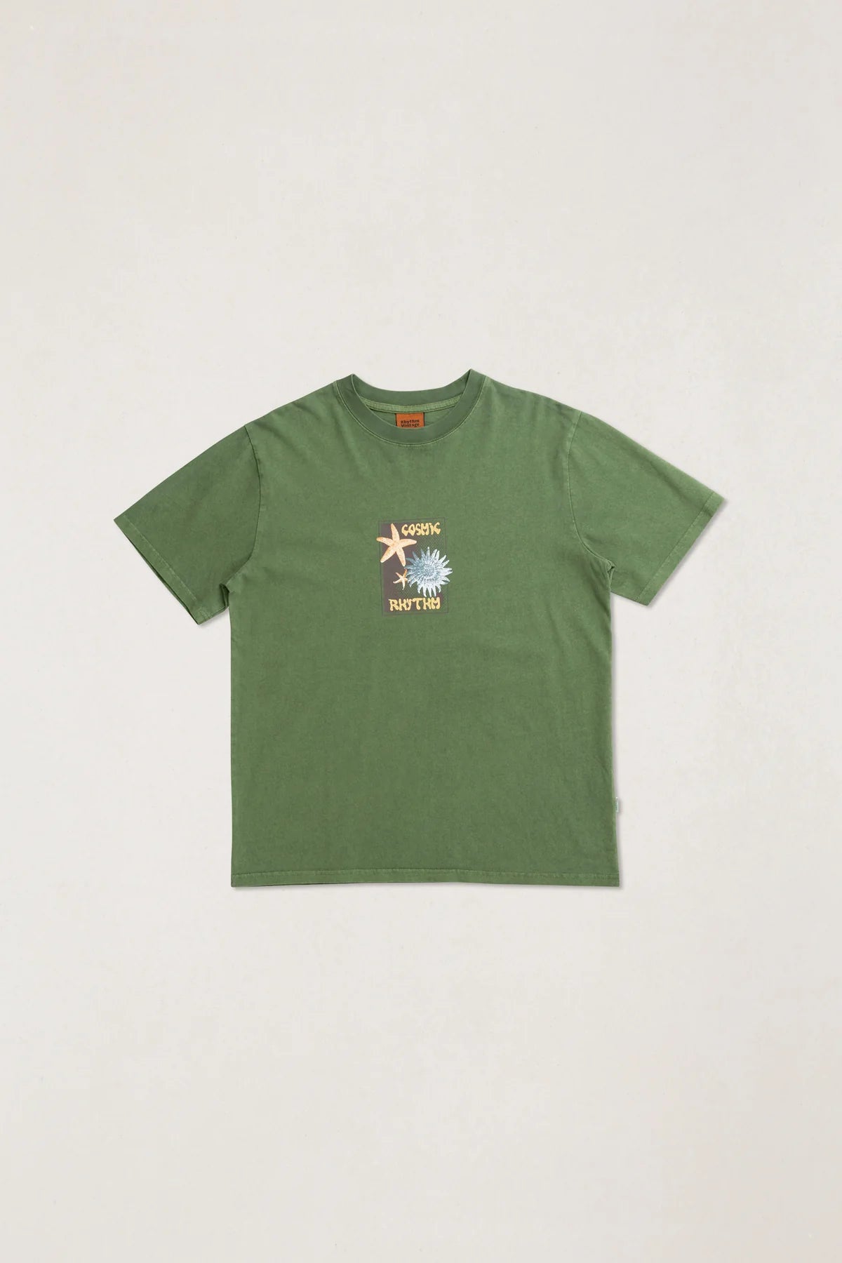 RHYTHM STARFISH VINTAGE SS T-SHIRT – DILL GREEN