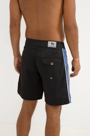 RHYTHM SUBTERRANEAN PANEL TRUNK – CONTRAST STITCH VINTAGE PANEL BOARDSHORT – BLACK