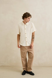 RHYTHM SUNDOWN SS SHIRT – NEUTRAL STRIPE