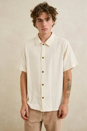 RHYTHM SUNDOWN SS SHIRT – NEUTRAL STRIPE