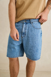 RHYTHM TOBY DENIM SHORT – WORN INDIGO