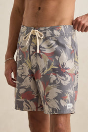 RHYTHM TROPICAL CAMO SWIM TRUNK CAMO PERFORMANCE MENS SURF SHORTS