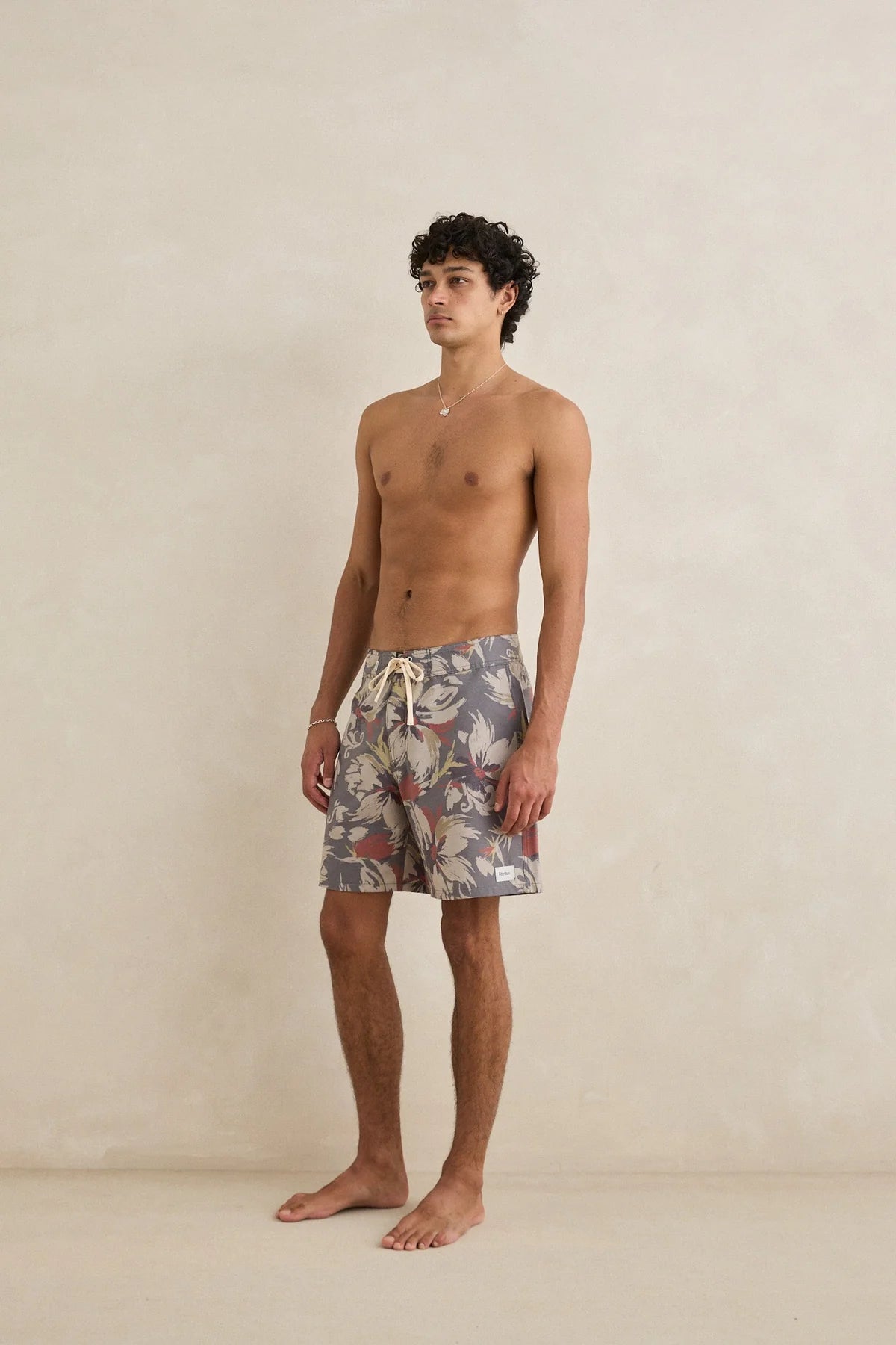 RHYTHM TROPICAL CAMO SWIM TRUNK CAMO PERFORMANCE MENS SURF SHORTS