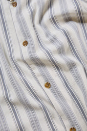 RHYTHM TURKISH STRIPE SHORT SLEEVE SHIRT - NATURAL