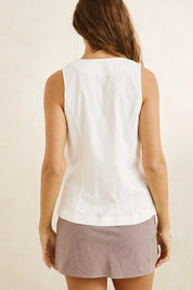 RHYTHM VENICE WRAP VEST – WHITE
